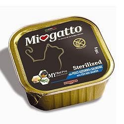 Miogatto Steril Pesce Azzurro/Salmone Grain Free 100 G