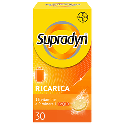 Supradyn Ricarica 30   Integratore Alimentare Multivitaminico Con Vitamine, Minerali E Coenzima Q10